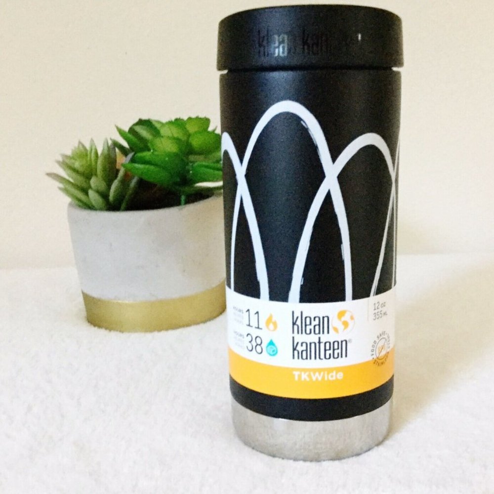 ⛔️SOLD⛔️ KLEAN KANTEEN TKWide 12 oz. Water Bottle - Picture 1 of 11